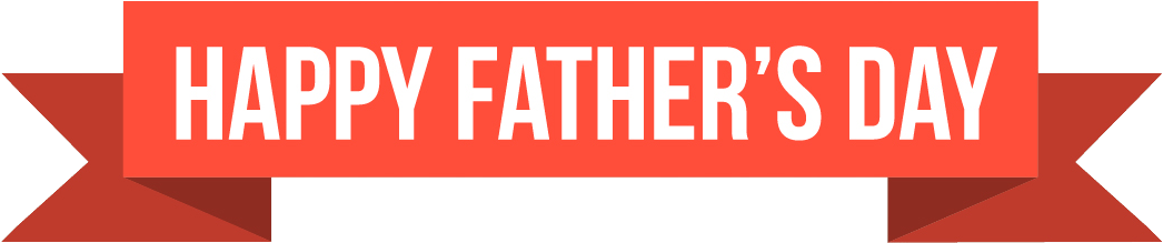 Happy Fathers Day Png Clipart (1270x439), Png Download