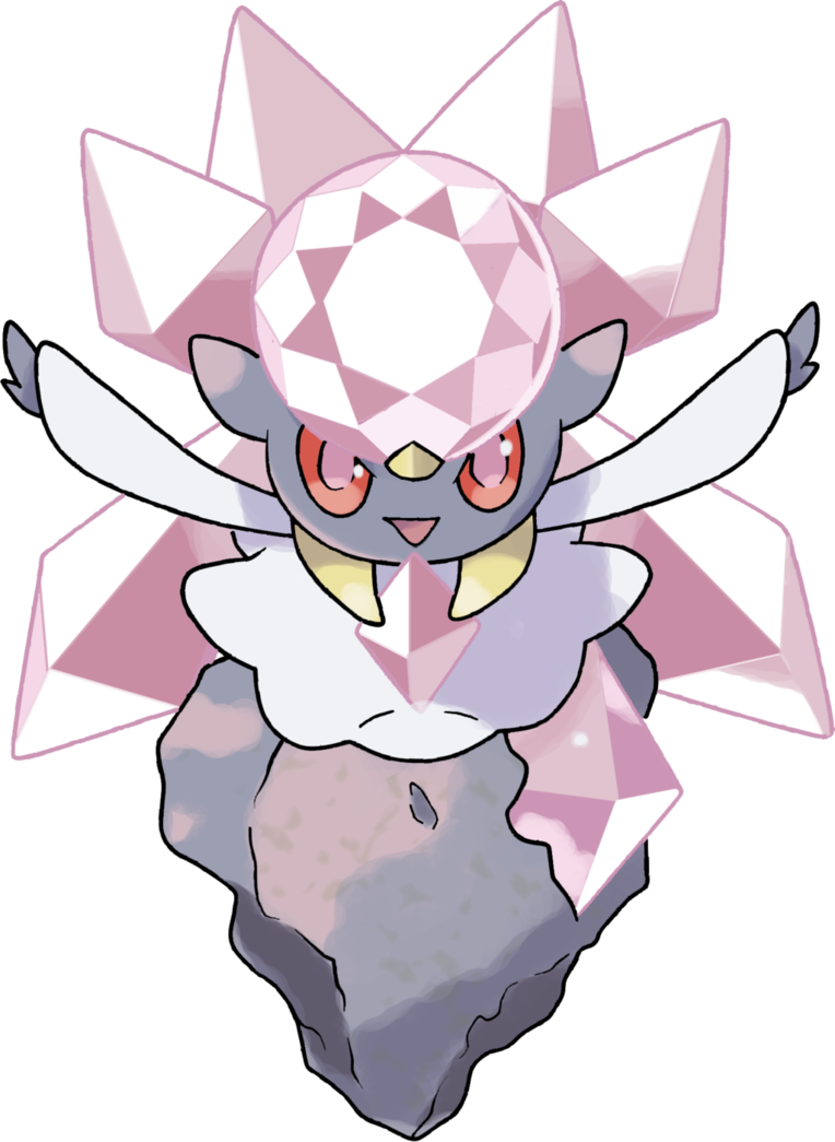 Diancie Png - Cách Vẽ Pokemon Diancie Clipart (764x1045), Png Download