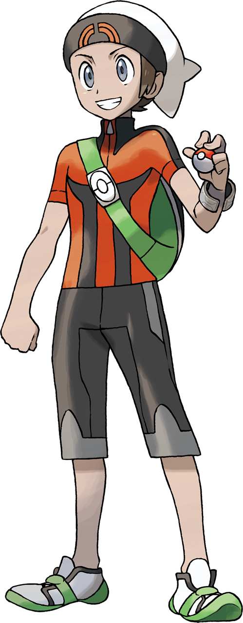 Brendan In Omega Ruby And Alpha Sapphire - Brendan Pokemon Clipart (499x1280), Png Download
