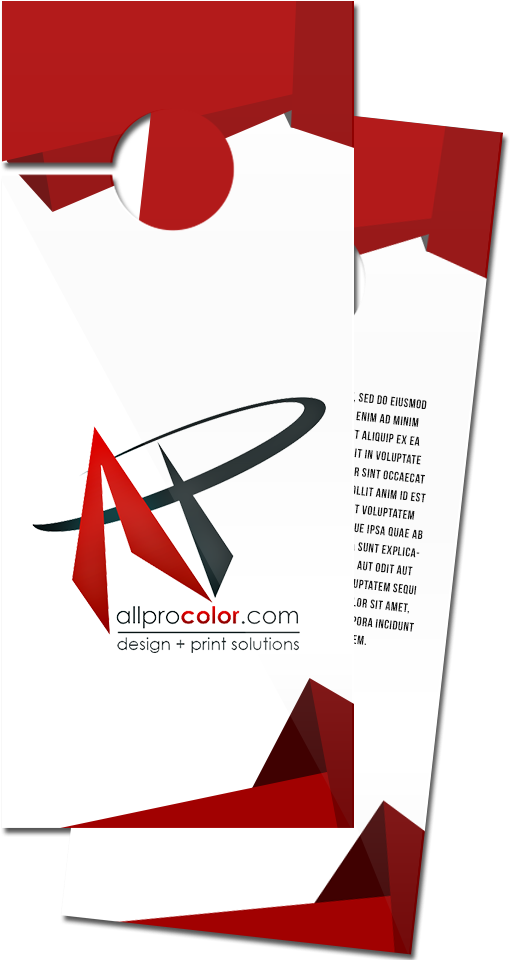 Door Hangers - Graphic Design Clipart (1169x1080), Png Download