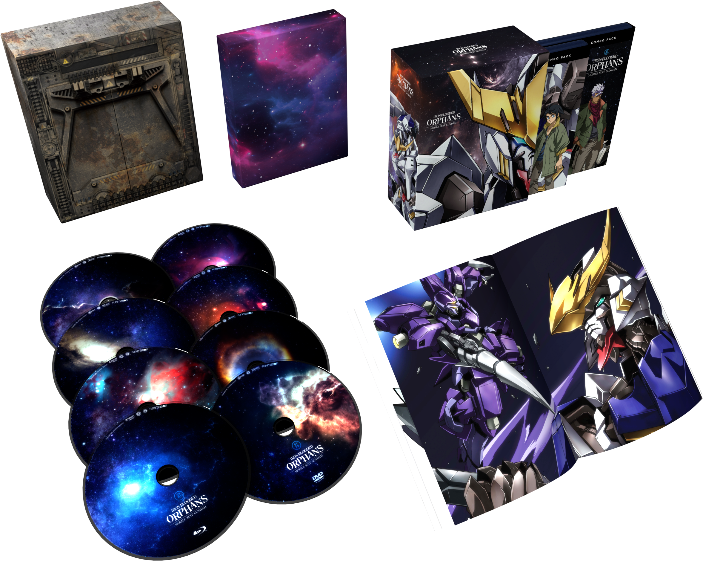 Inneronly - Gundam Iron Blooded Orphans Blu Ray Part 2 Disc Clipart (2568x2568), Png Download