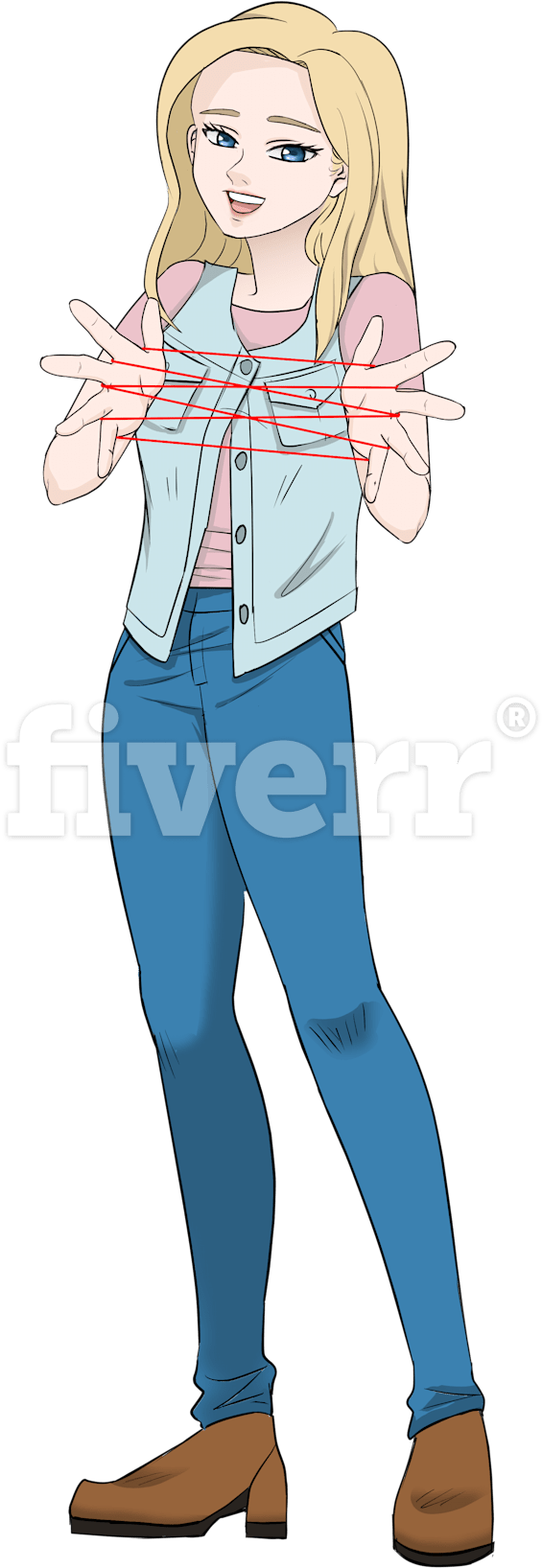 Big Worksample Image - Cartoon Clipart (1200x1697), Png Download