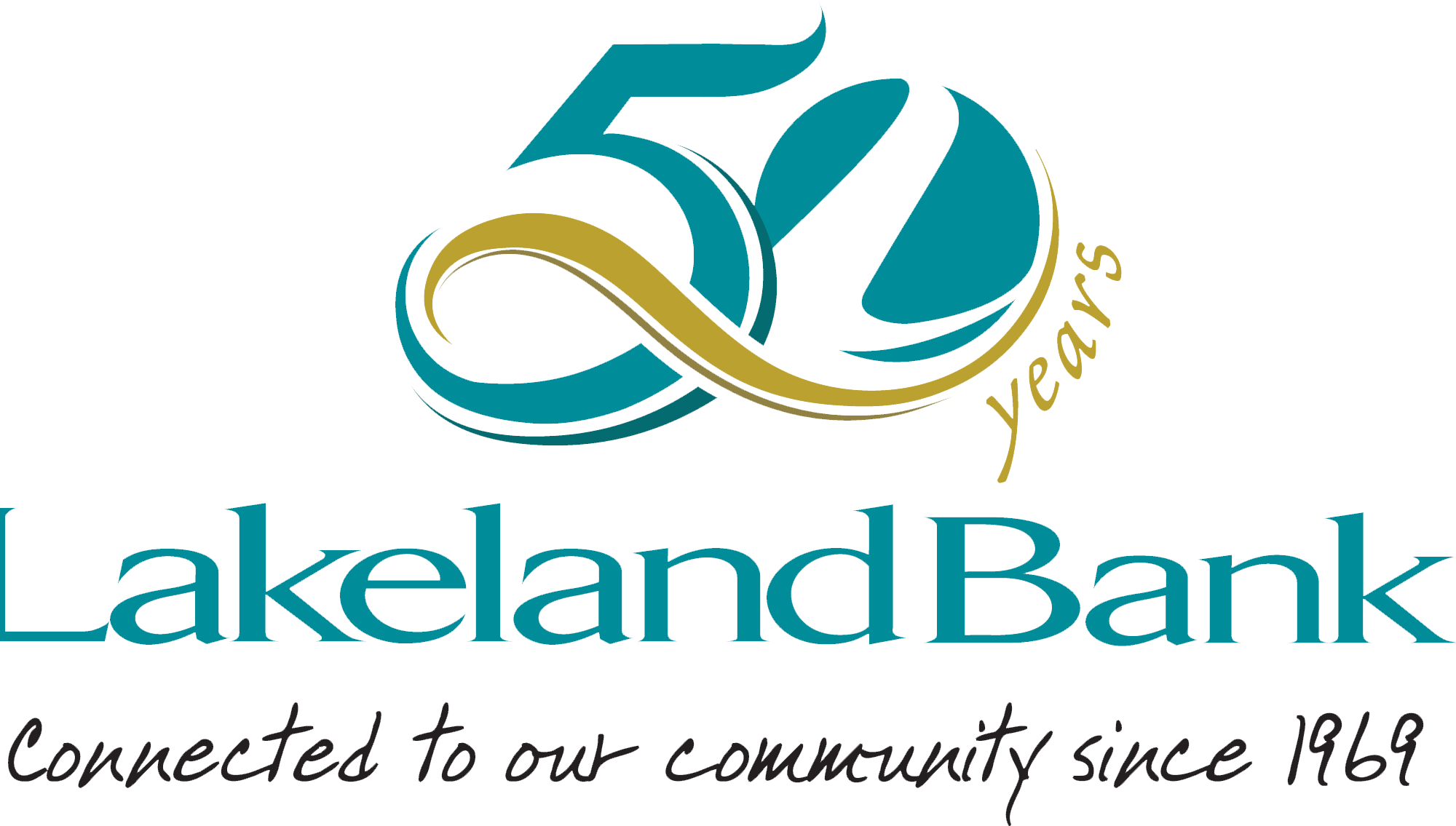 Lakeland Bank 50th Anniversary Logo Transparent - Lakeland Bank Logo Clipart (2000x1135), Png Download