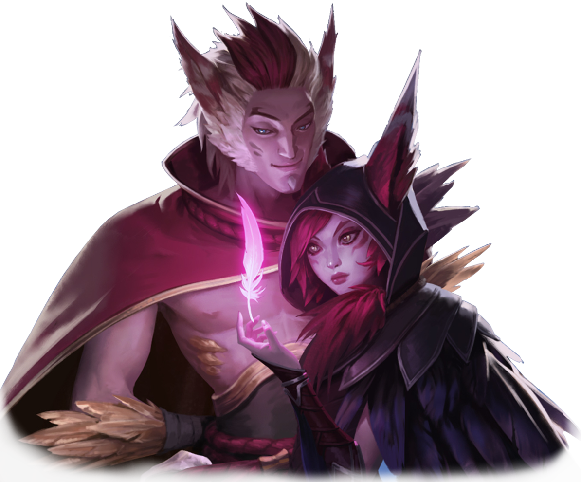 [click Here To See The Winner Announcement ] - Rakan And Xayah Png Clipart (1194x990), Png Download
