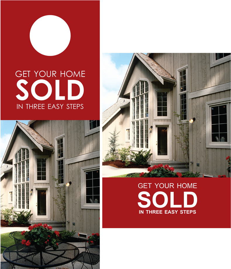 Homesold Sub2 - Post Card Door Hanger Clipart (800x920), Png Download