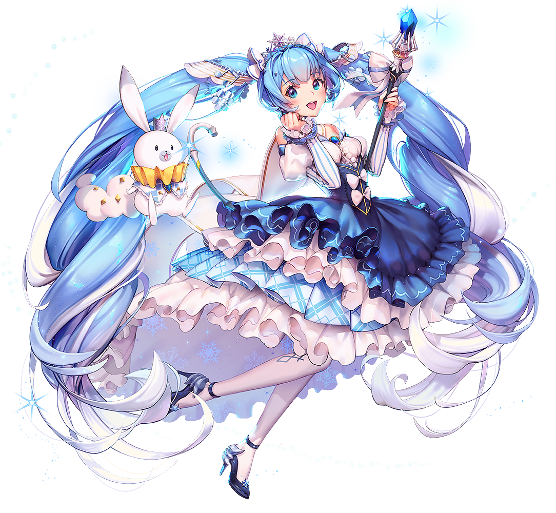 Danbooru - Princess Snow Miku Destiny Child Clipart (1084x1000), Png Download