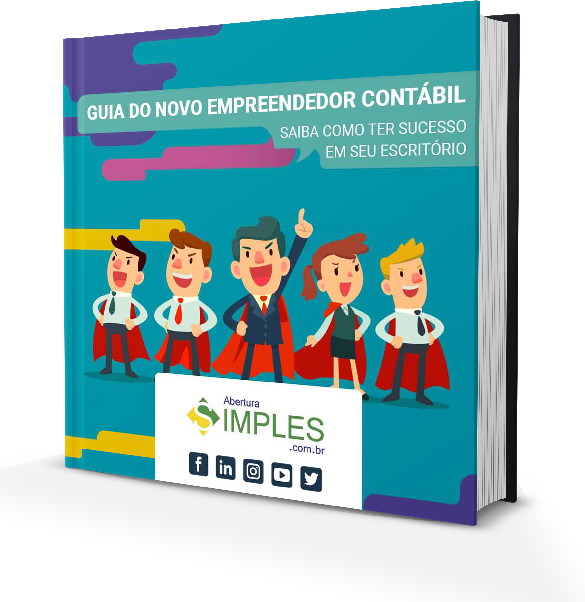 Ebook Guia Do Contador - Cartoon Clipart (2400x2800), Png Download