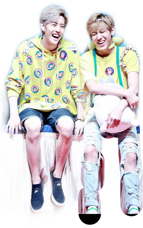 Mark Tuan And Bambam Clipart (480x732), Png Download