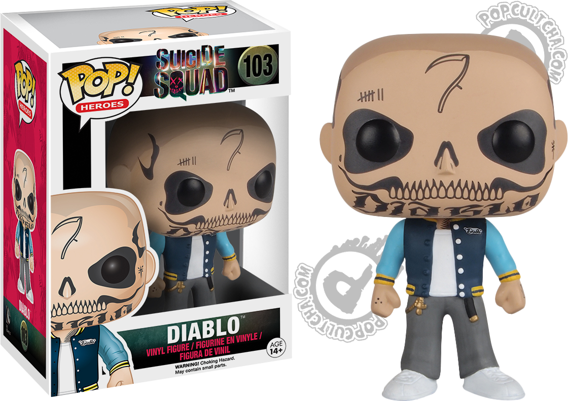 El Diablo Pop Vinyl Figure - Pop Vinyl Figures Suicide Squad Clipart (1120x791), Png Download