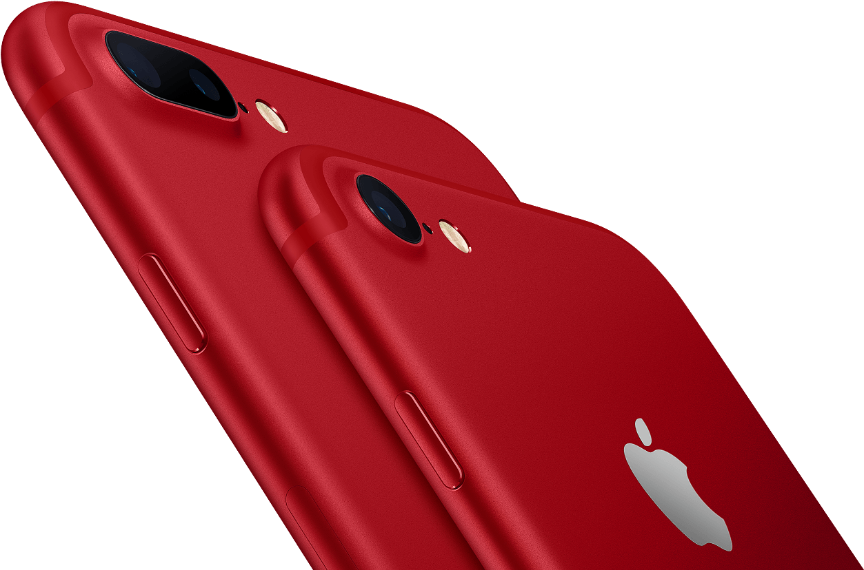Siavevo - Red Color Iphone 7 Clipart (1860x844), Png Download