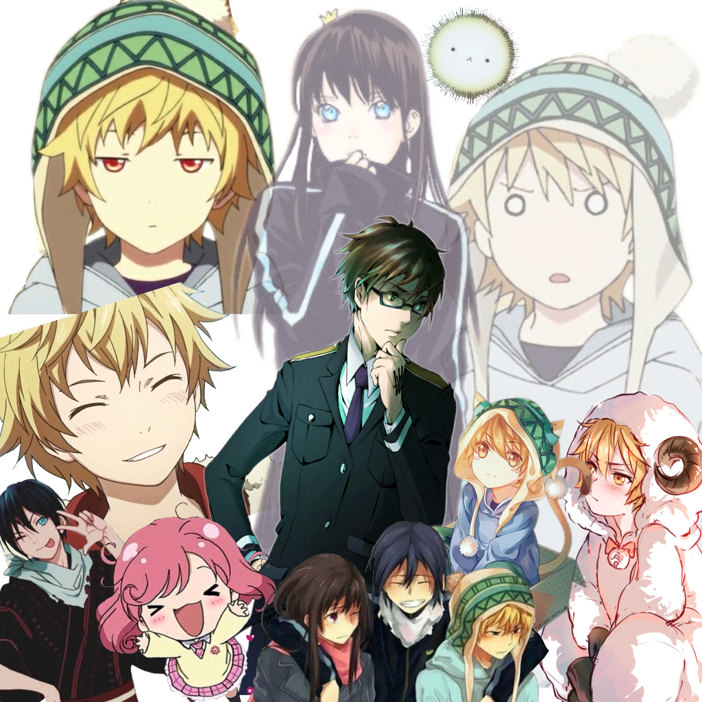 #noragami #yukine #hiyori #yato - Cartoon Clipart (1024x1024), Png Download