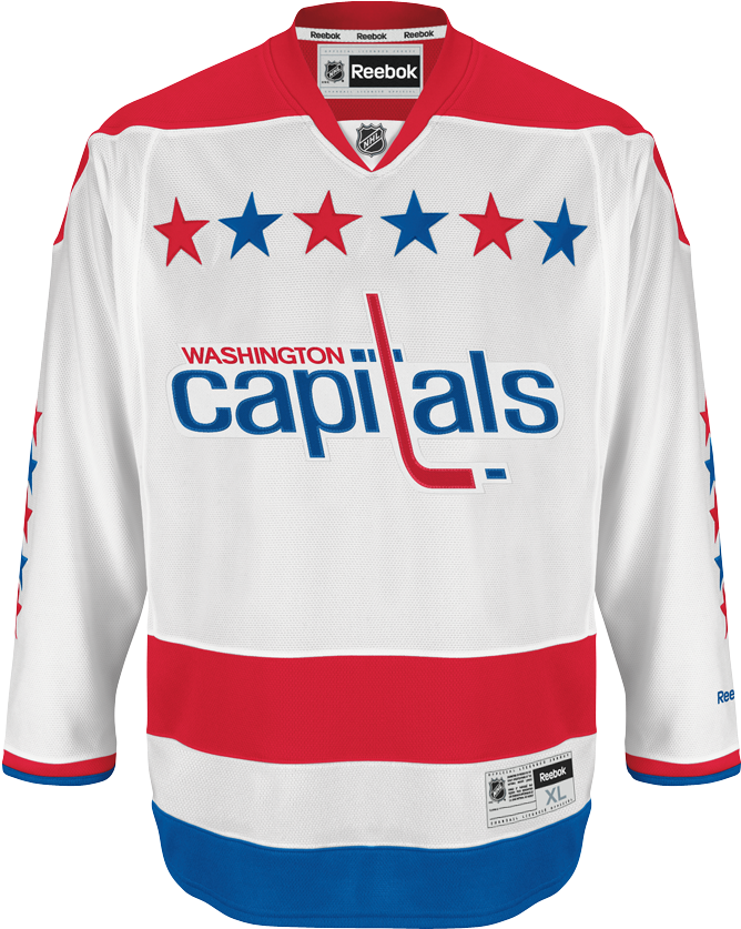 Reebok Washington Capitals Third Adult's Jersey Blank Washington