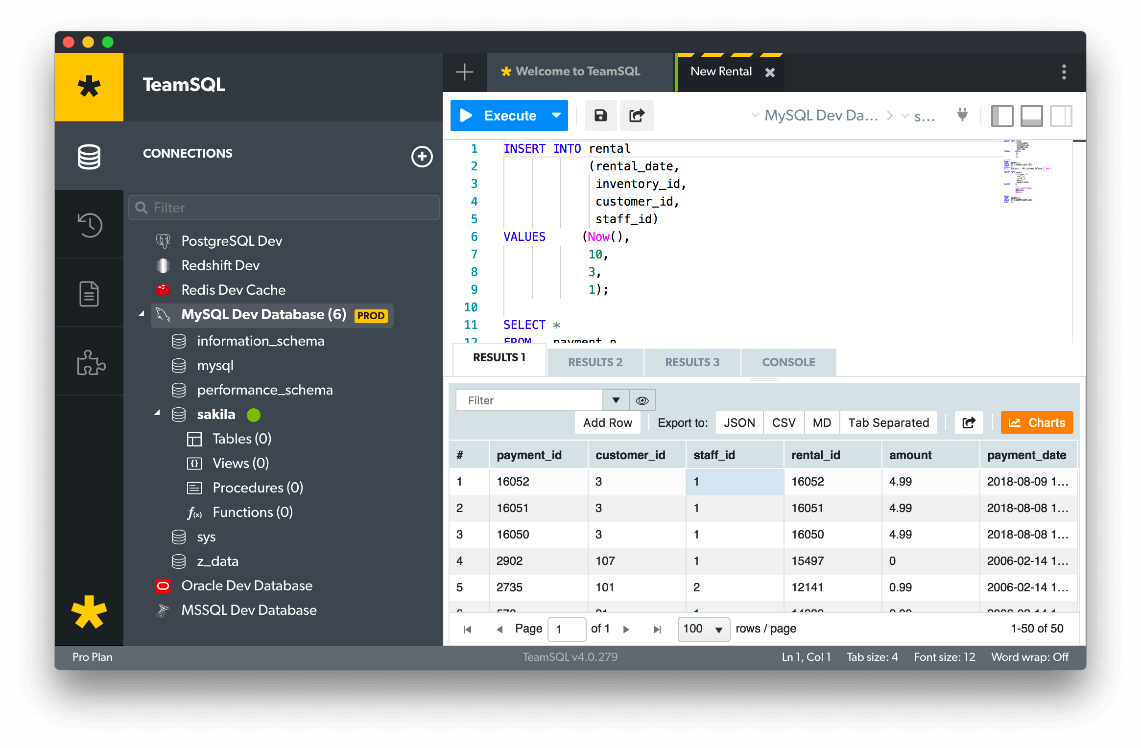 Teamsql - Default Theme - Power Bi Dark Theme Clipart (2330x1528), Png Download