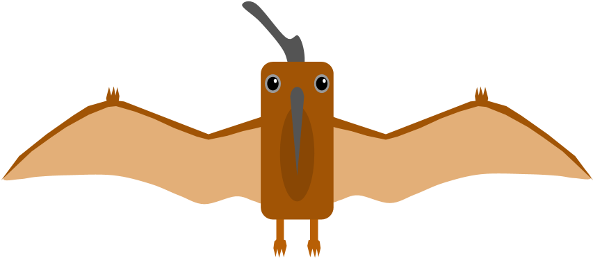 Paleo[animal] Pteranodon - Illustration Clipart (875x411), Png Download