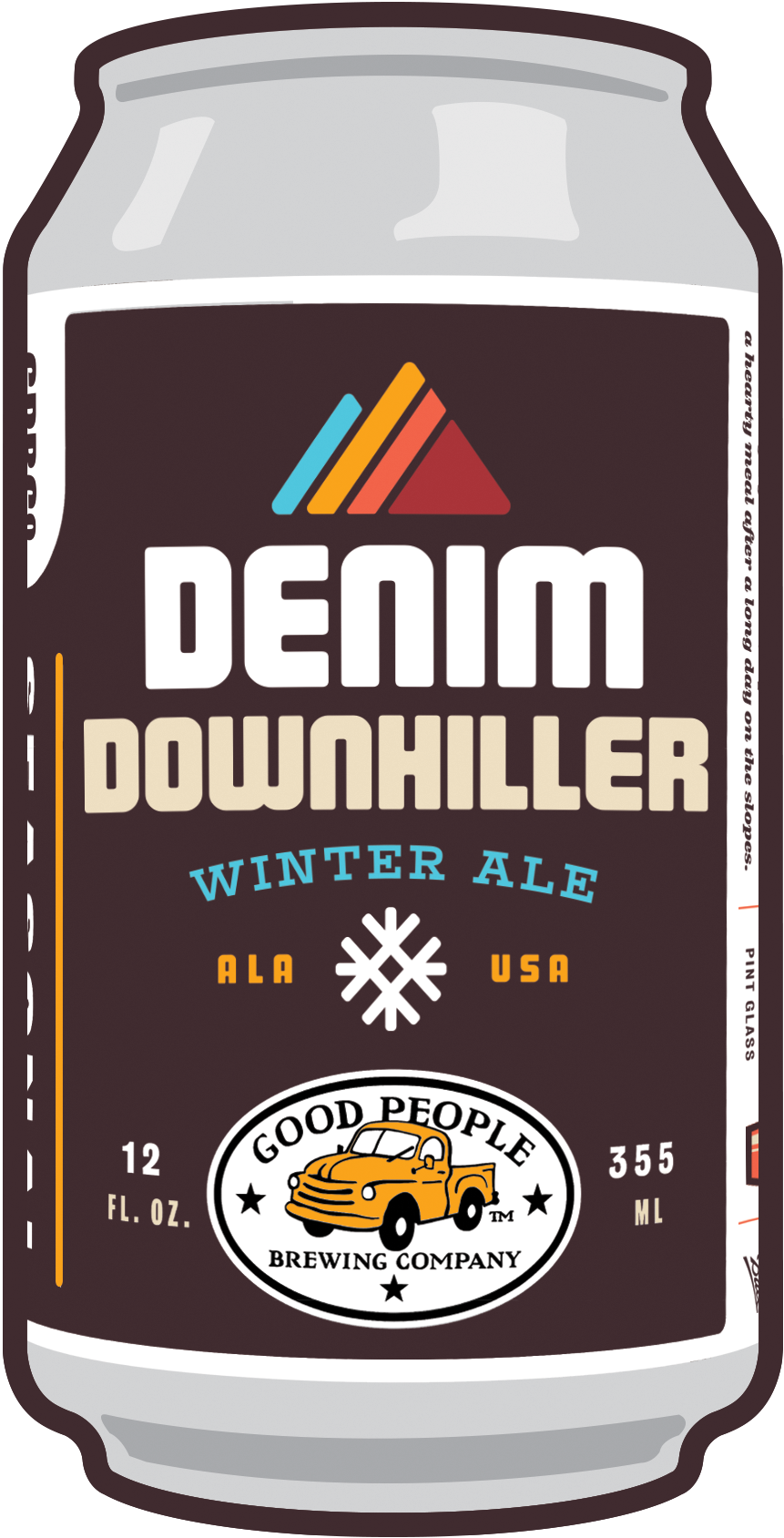 Gpbc Denim Can - Ipa - Good People Brewing Company Clipart (861x1689), Png Download