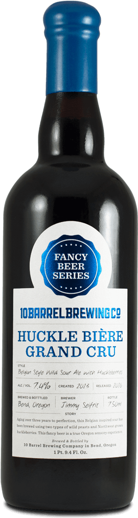 10 Barrel Huckle Biere Grand Cru Clipart (407x1024), Png Download