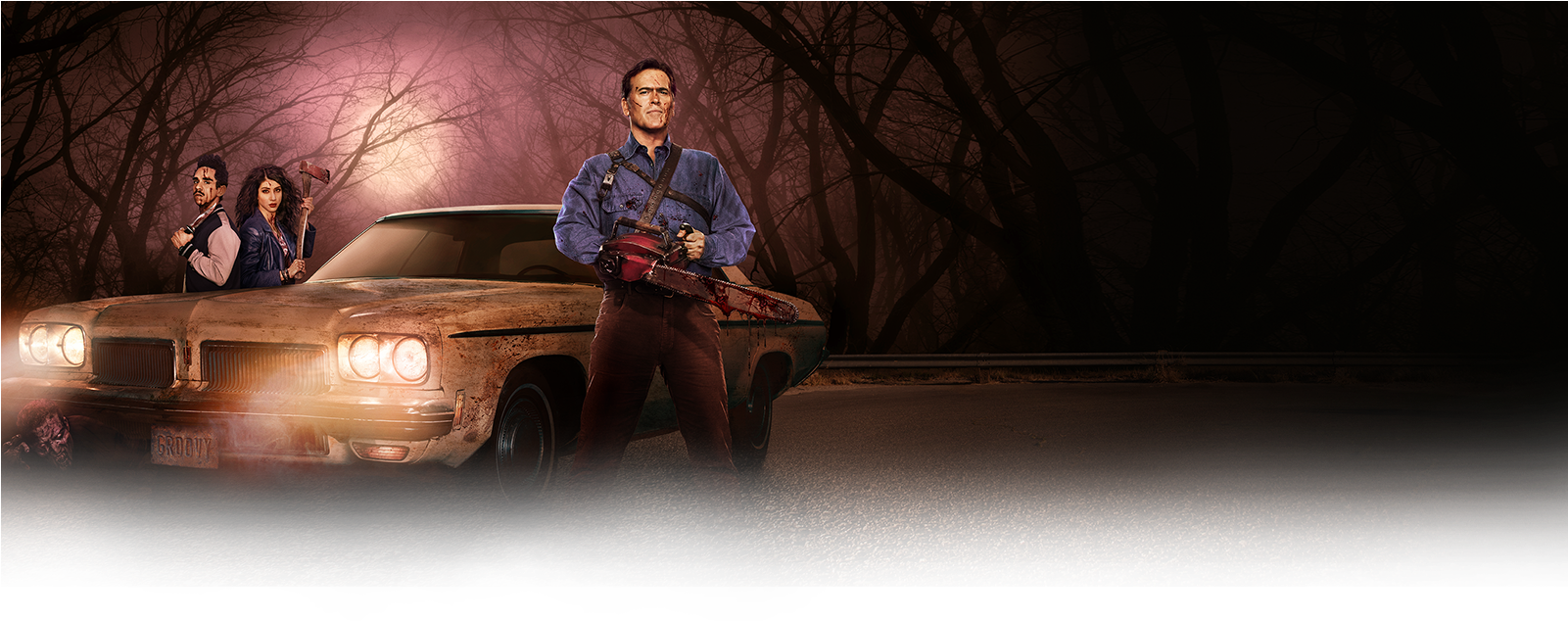 Sound On Sight Podcast - Ash Vs Evil Dead Png Clipart (1600x700), Png Download
