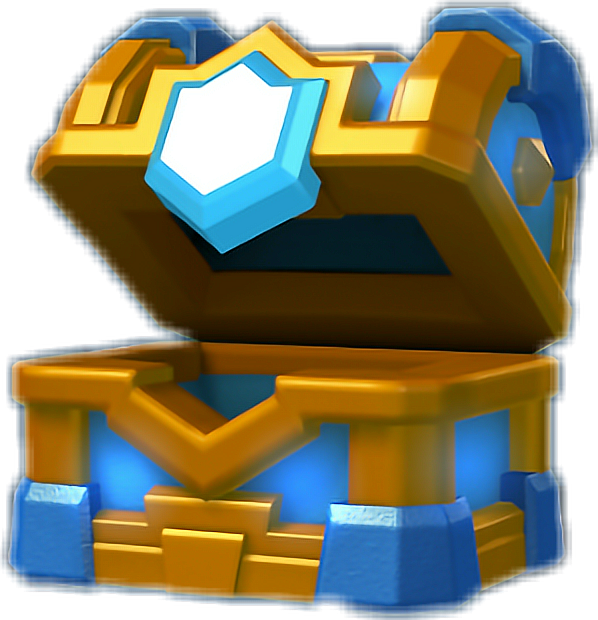 Chest Clashroyale Clanchest Clan - Tesoro Clash Royale Png Clipart (598x620), Png Download