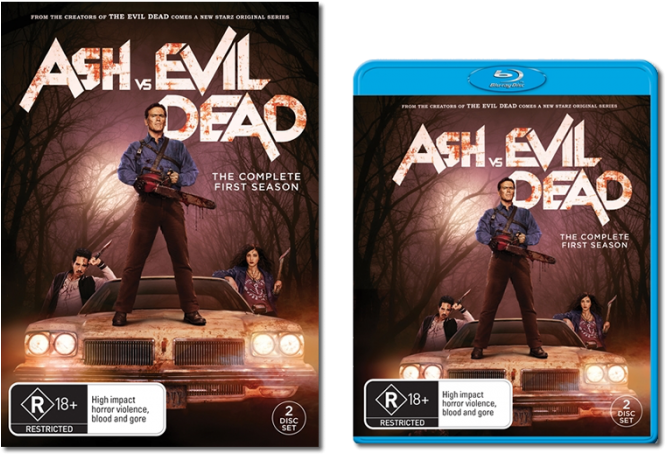 Retail Wide Dvd & Blu-ray Artwork - Ash Vs Evil Dead Movie Clipart (700x467), Png Download