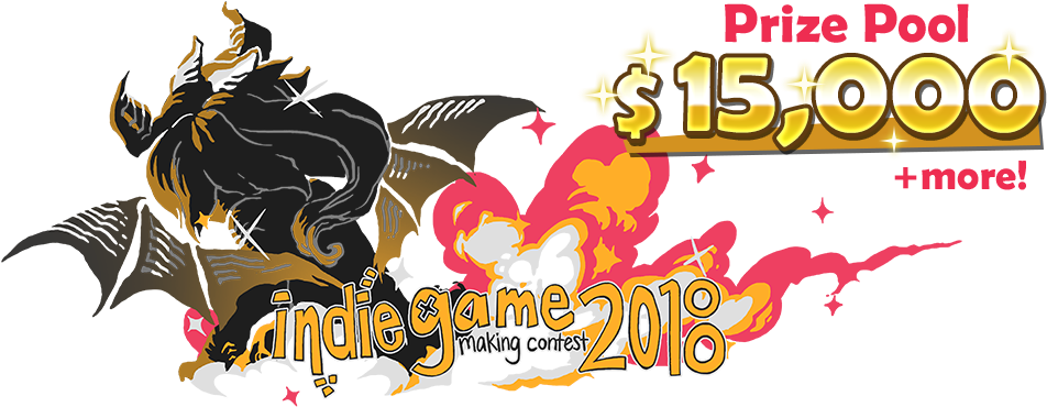 Indie Game Making Contest 2018 Clipart (991x445), Png Download