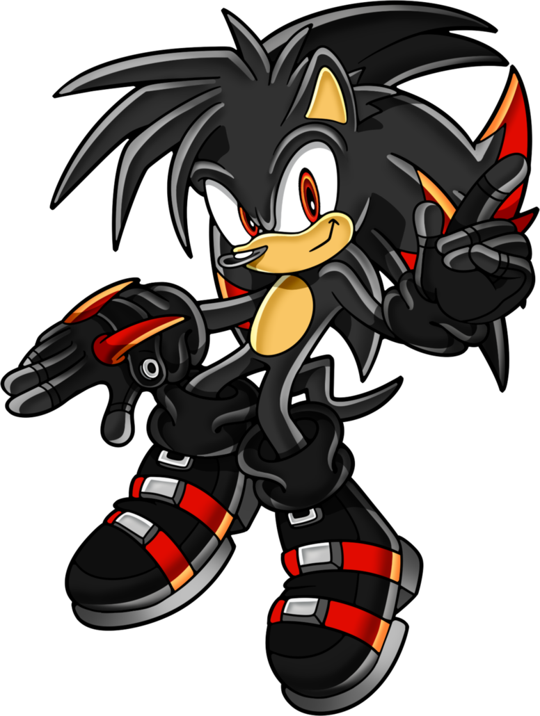 Png - Evil Sonic Fan Made Characters Clipart (776x1030), Png Download