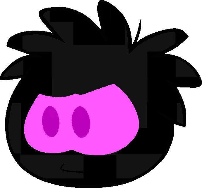 Puffle-enderman - Minecraft Puffle Clipart (690x645), Png Download