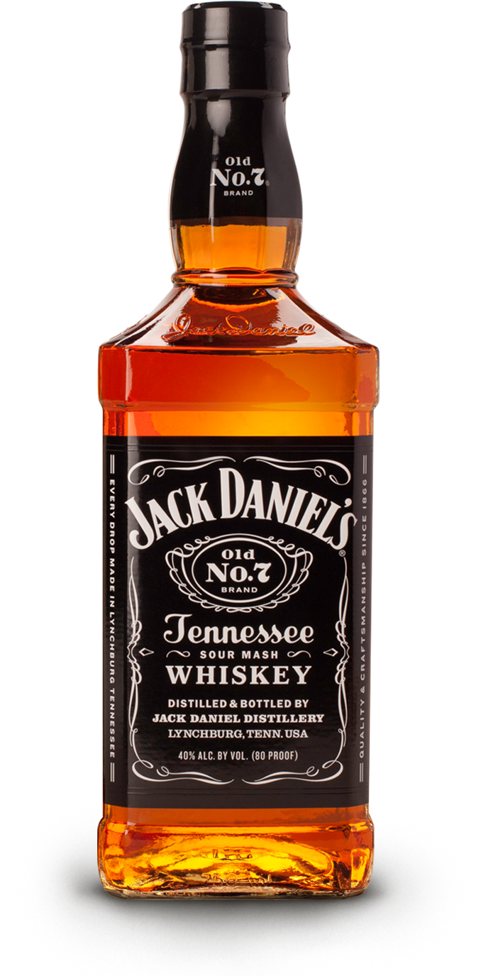 Whisky, Whiskey Png - Jack Daniels Black Clipart (800x1495), Png Download