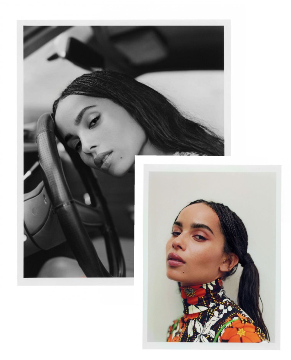 Zoe Kravitz Elle 2018 Clipart Large Size Png Image PikPng