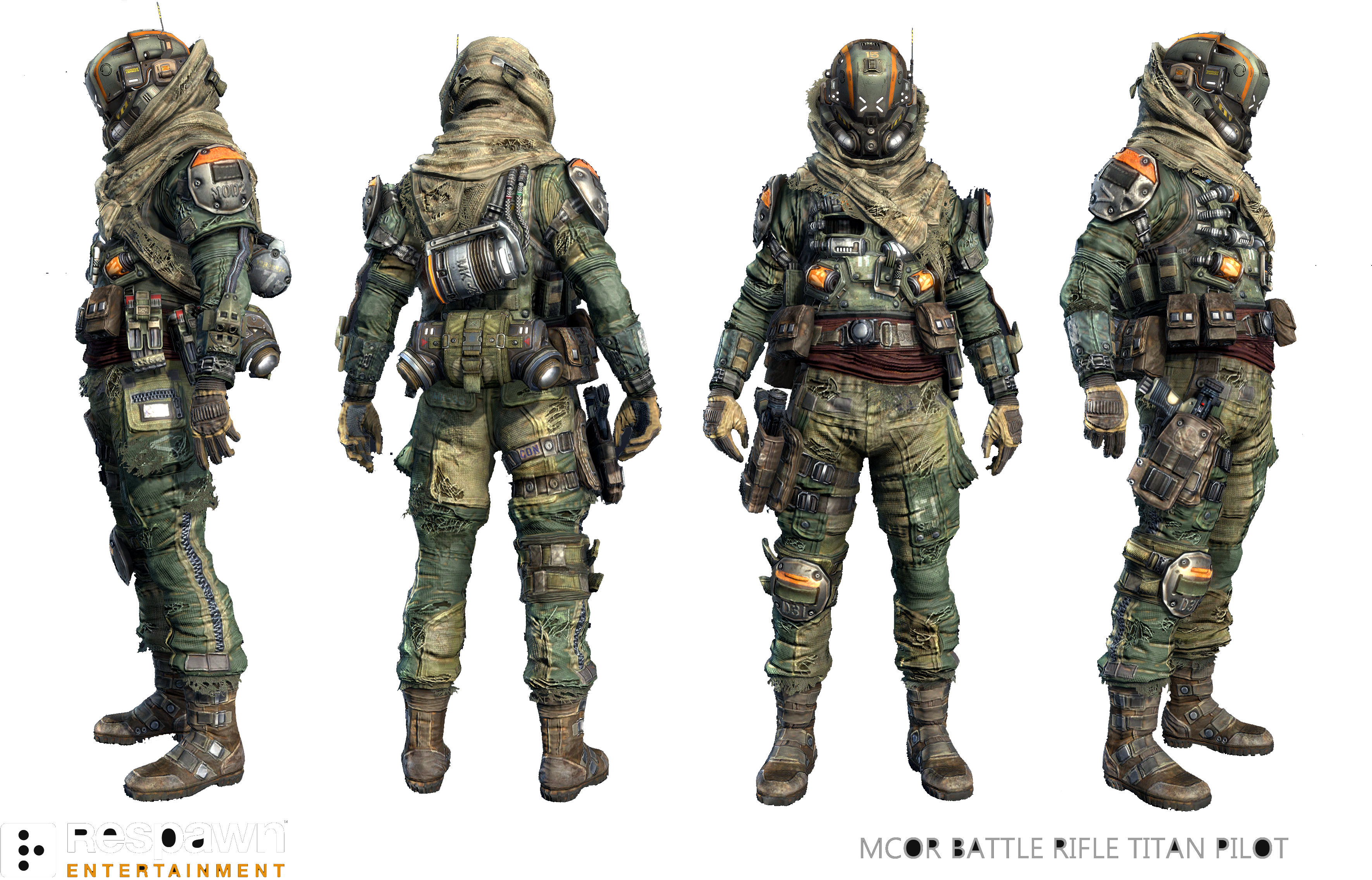 2014 01 25 - Titanfall Cosplay Clipart (3600x2395), Png Download