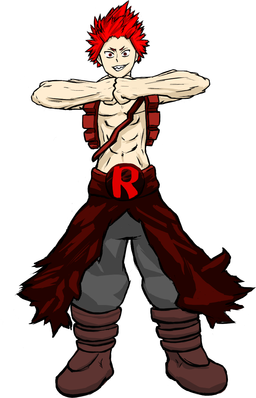 Eijirokirishima - Illustration Clipart (940x1358), Png Download