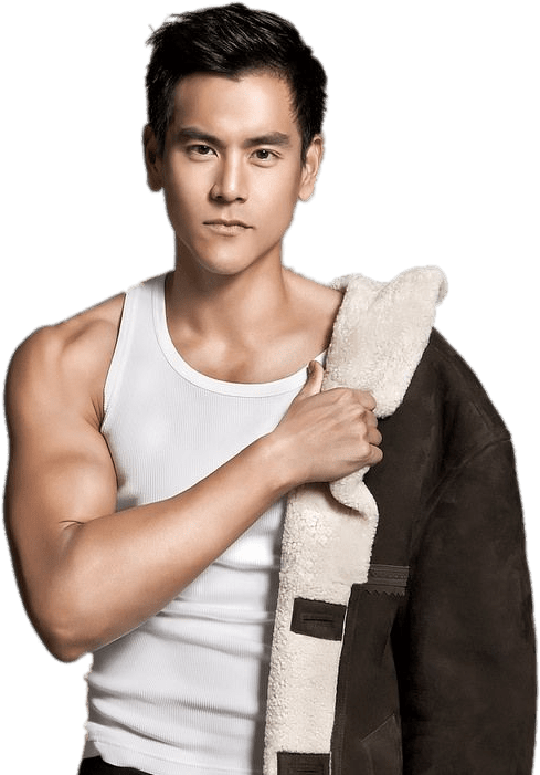 At The Movies - Eddie Peng Clipart (524x709), Png Download