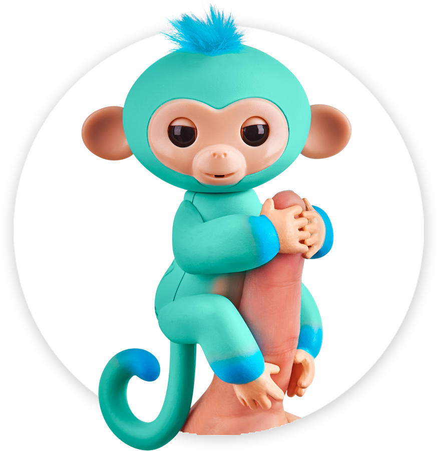 Fingerlings Monkey 2tone Ombre Eddie - Monkey Baby Fingerlings Eddie Clipart (920x920), Png Download