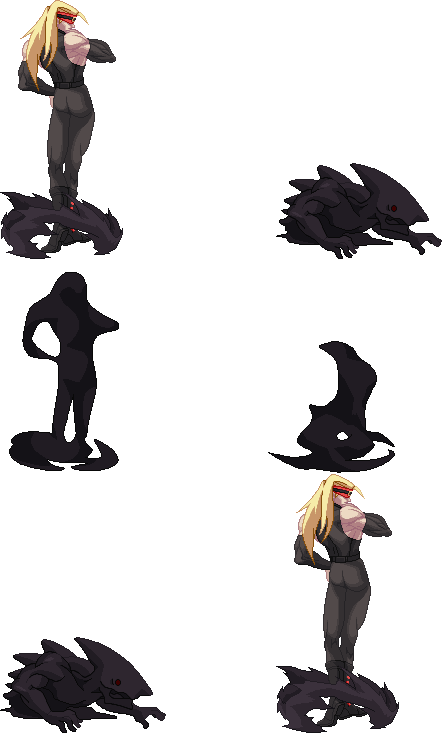 Ggacr Eddie Teleport - Guilty Gear Eddie Gif Clipart (442x733), Png Download