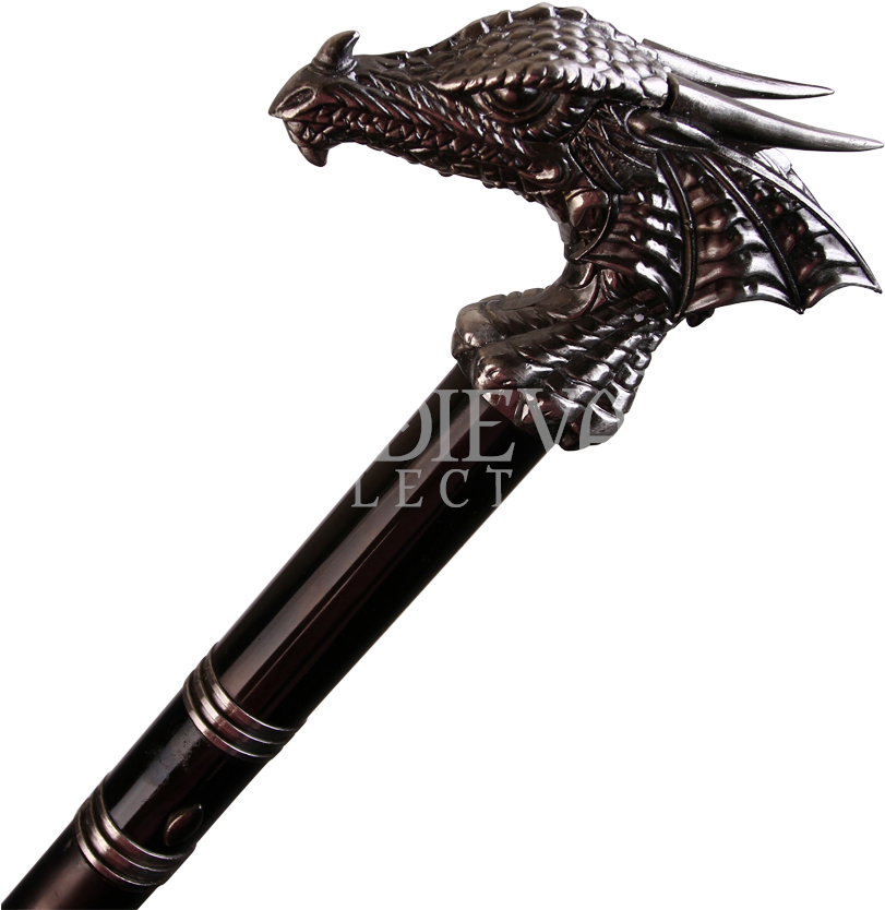 Dragon Walking Cane Clipart (850x850), Png Download