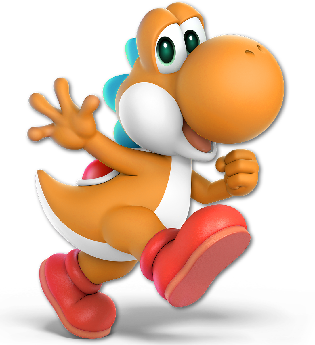 Yoshi Palette Swap - Yoshi Smash Ultimate Render Clipart (1095x1200), Png Download
