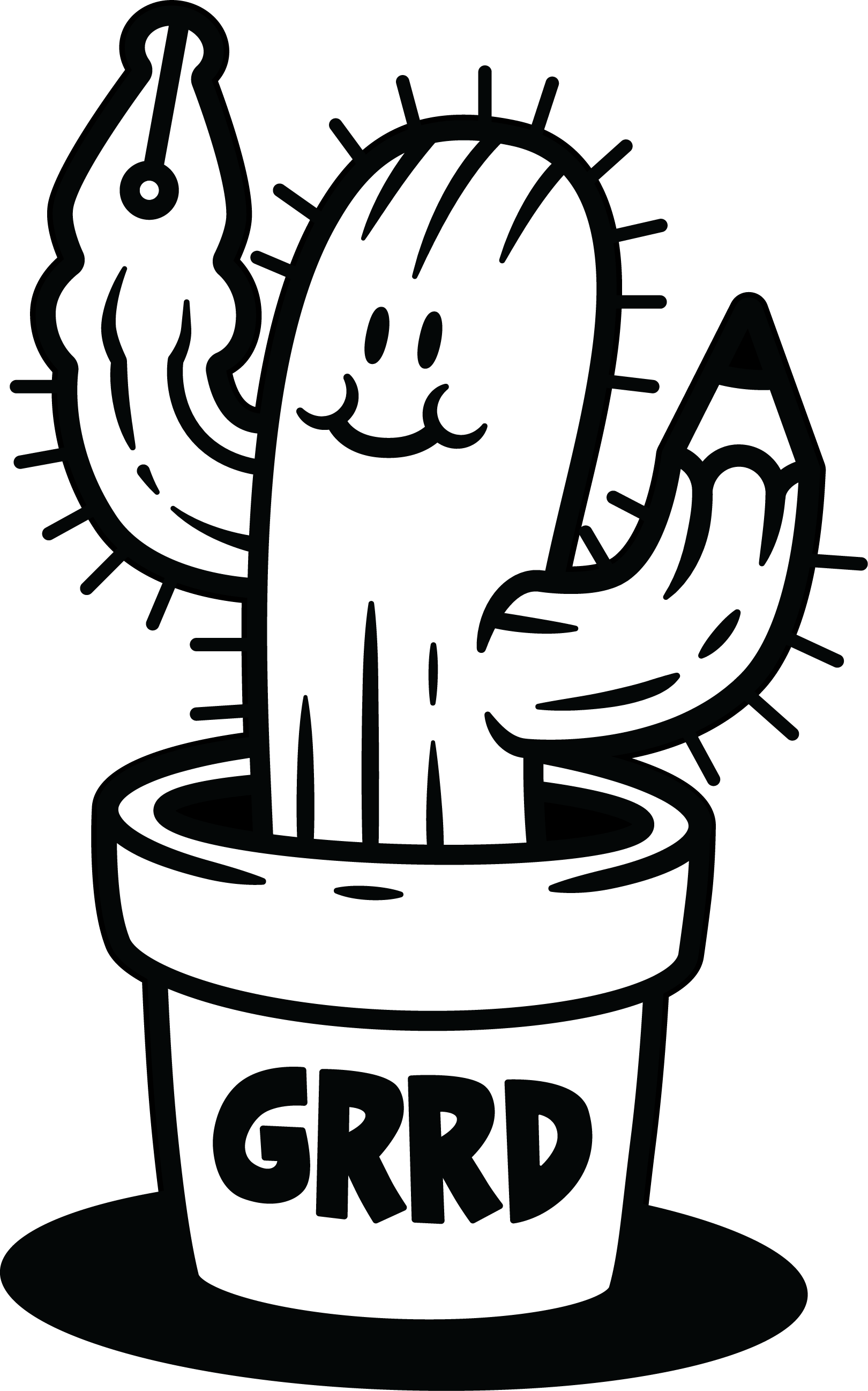 Art Of Gerardo Alba - Cactus Clipart (1620x2595), Png Download