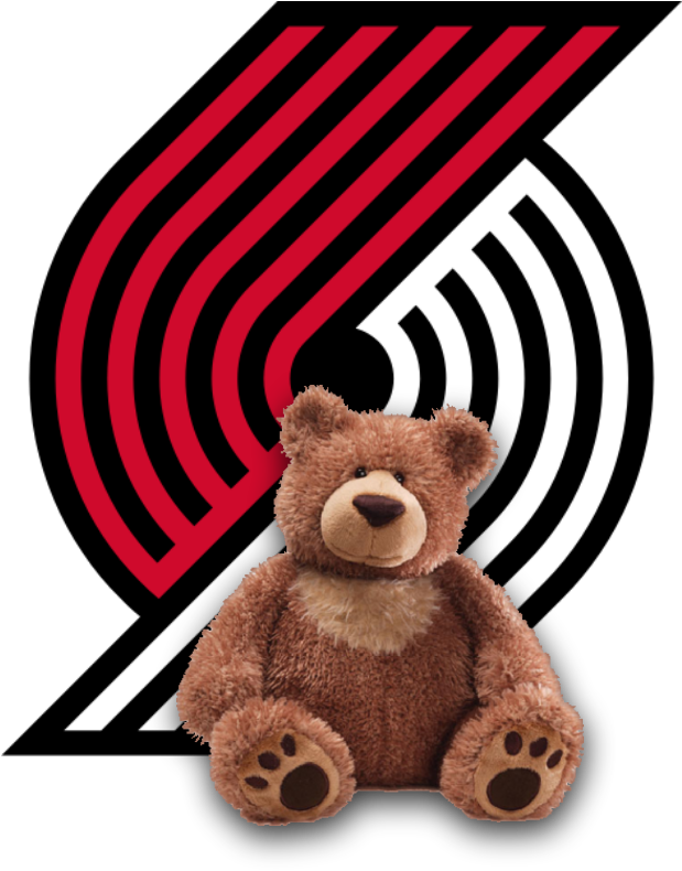 [ Img] 2019-19 Regular Season Record Memphis Grizzlies - Transparent Portland Trail Blazers Logo Clipart (628x831), Png Download