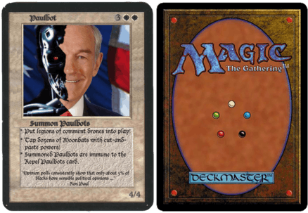 The Strib Fawns Over Ron Paul Again Ignoring Evidence - Magic The Gathering Clipart (450x327), Png Download