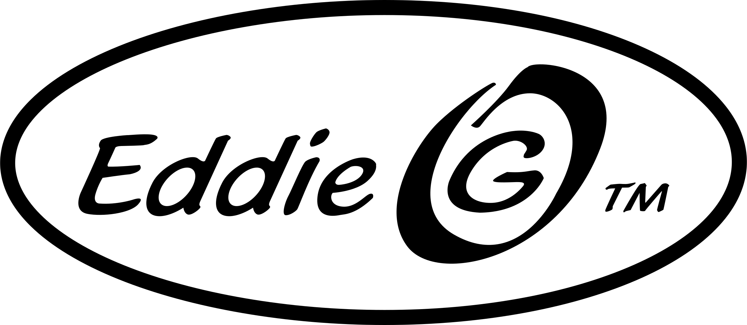 Eddie G 2 Logo Png Transparent - Circle Clipart (2400x1044), Png Download