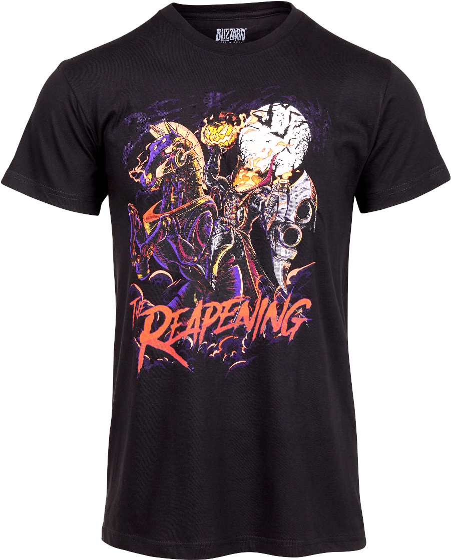 Overwatch Halloween Terror Pumpkin Reaper Shirt - Ghost A Pale Tour Named Death T Shirt Clipart (1200x1200), Png Download