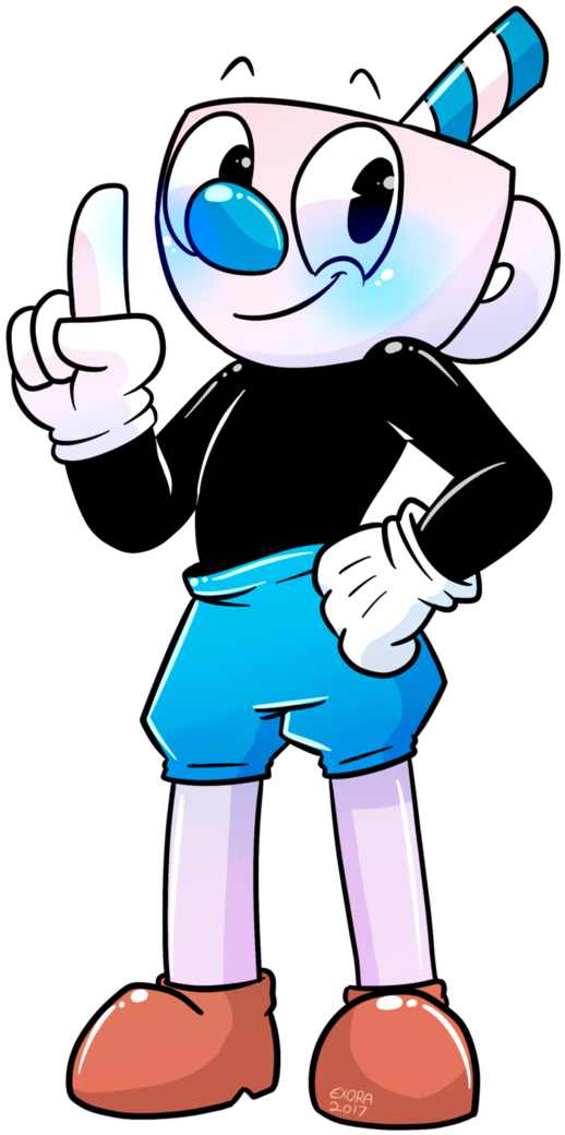 Mugman Png - Cuphead The Final Straw Clipart (752x1063), Png Download
