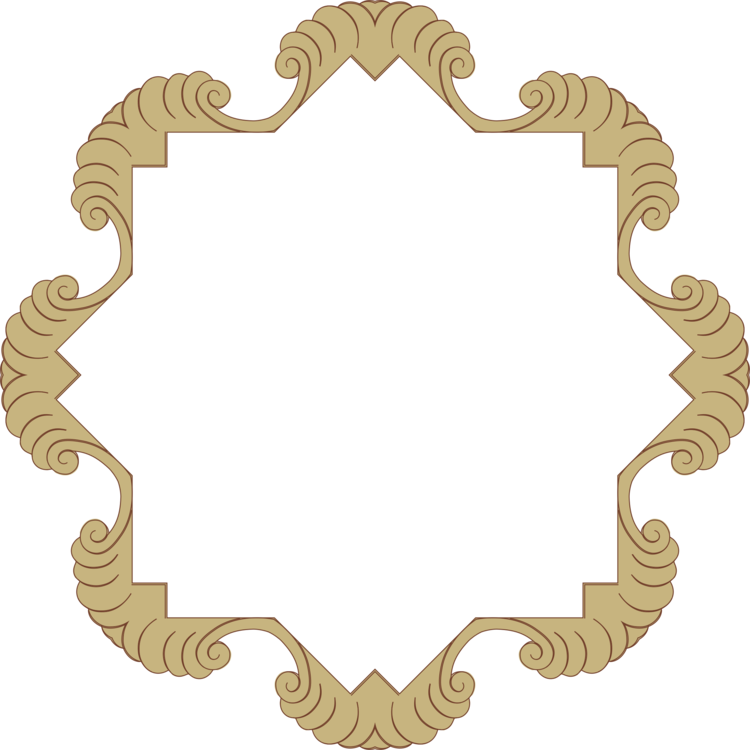 Line Art Minecraft Ornament Picture Frames - Illustration Clipart (750x750), Png Download