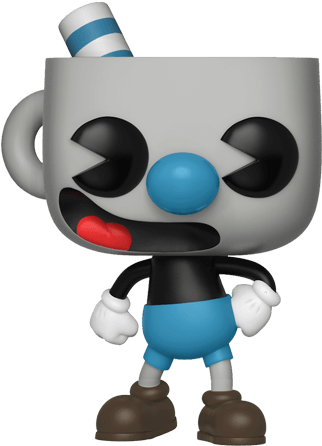 Funko Pop Cuphead Mugman 1 - Cuphead Funko Pop Mugman Clipart (709x709), Png Download