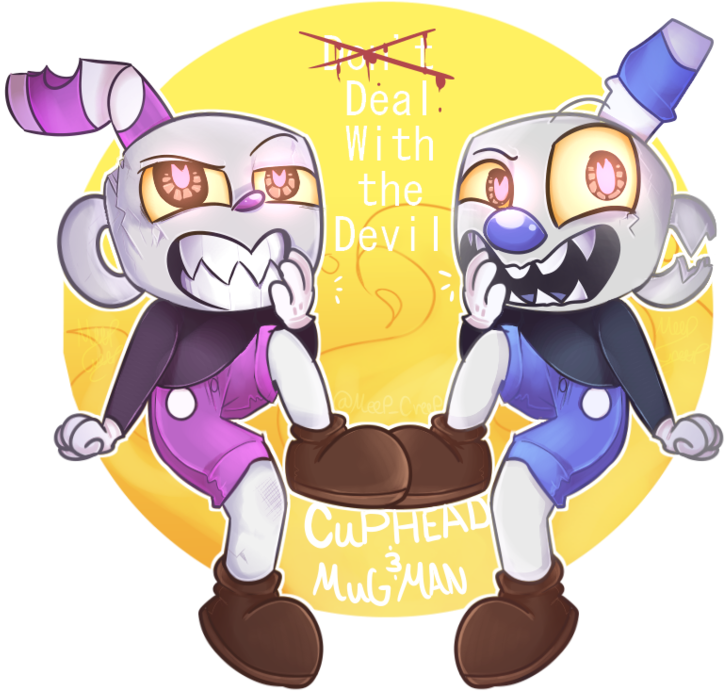 Cuphead And Mugman - Cuphead Soul Clipart (942x848), Png Download