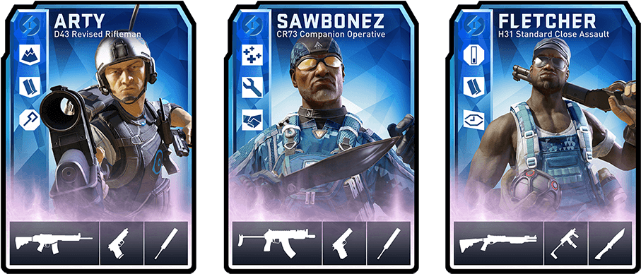 Cobalt Is Dirty Bomb's Latest Loadout Card Tier, Complete - Dirty Bomb Blue Card Clipart (981x466), Png Download