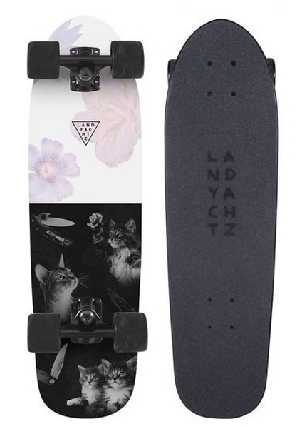 Landyachtz Dinghy Cat Fight Clipart (600x600), Png Download