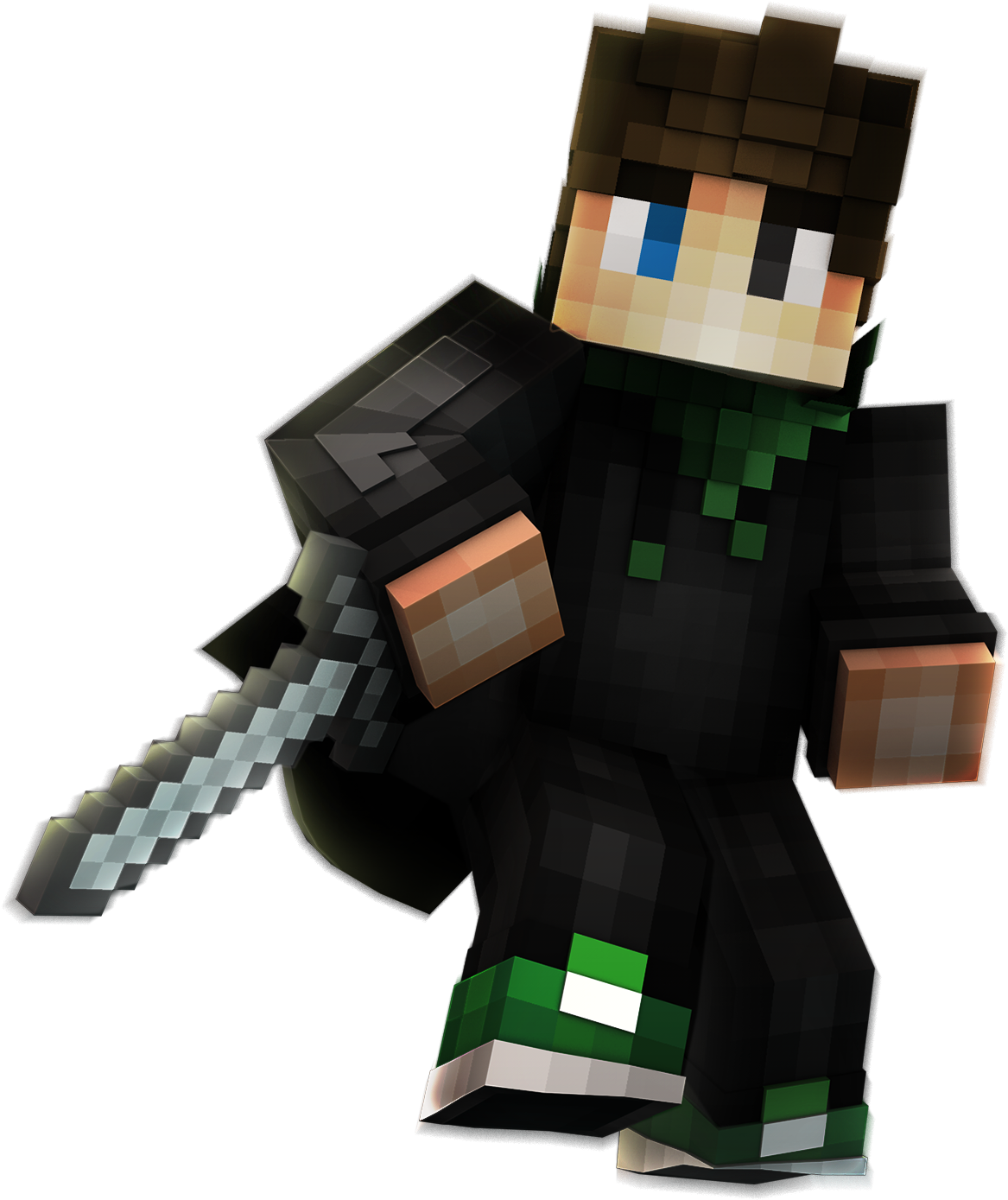 Minecraft Skin Pvp Png , Png Download - Minecraft Build Uhc Clipart (1167x1389), Png Download