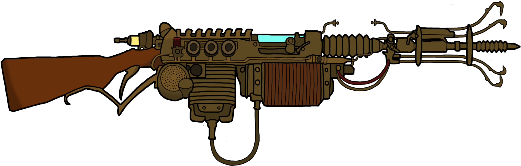 Wunderwaffe Dg 2 In 2019 World War 2 Film Research - Call Of Duty Zombie Raygun Clipart (1869x776), Png Download