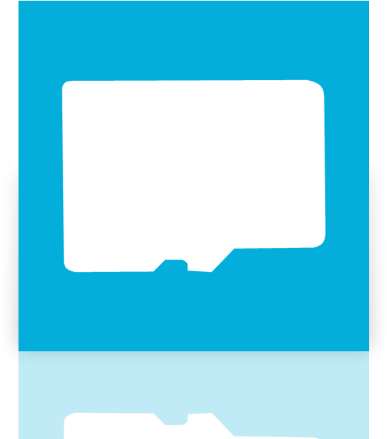 Mirror, Card, Micro, Sd Icon Clipart (640x640), Png Download