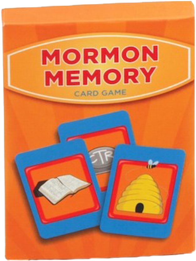Mormon Memory Card Game - Paper Clipart (1000x1000), Png Download